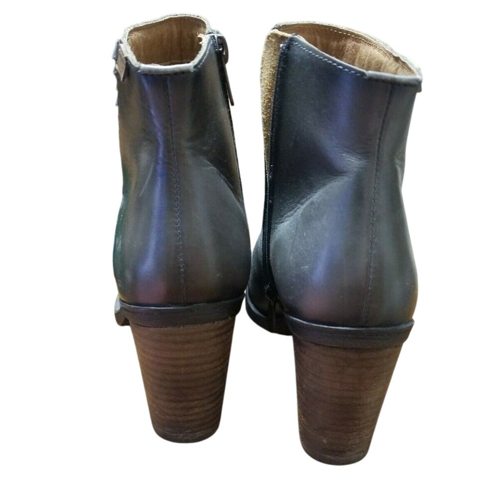 PIKOLINOS Gray Leather Ankle Boots. Size 39/US 8.5-9 - Picture 3 of 9